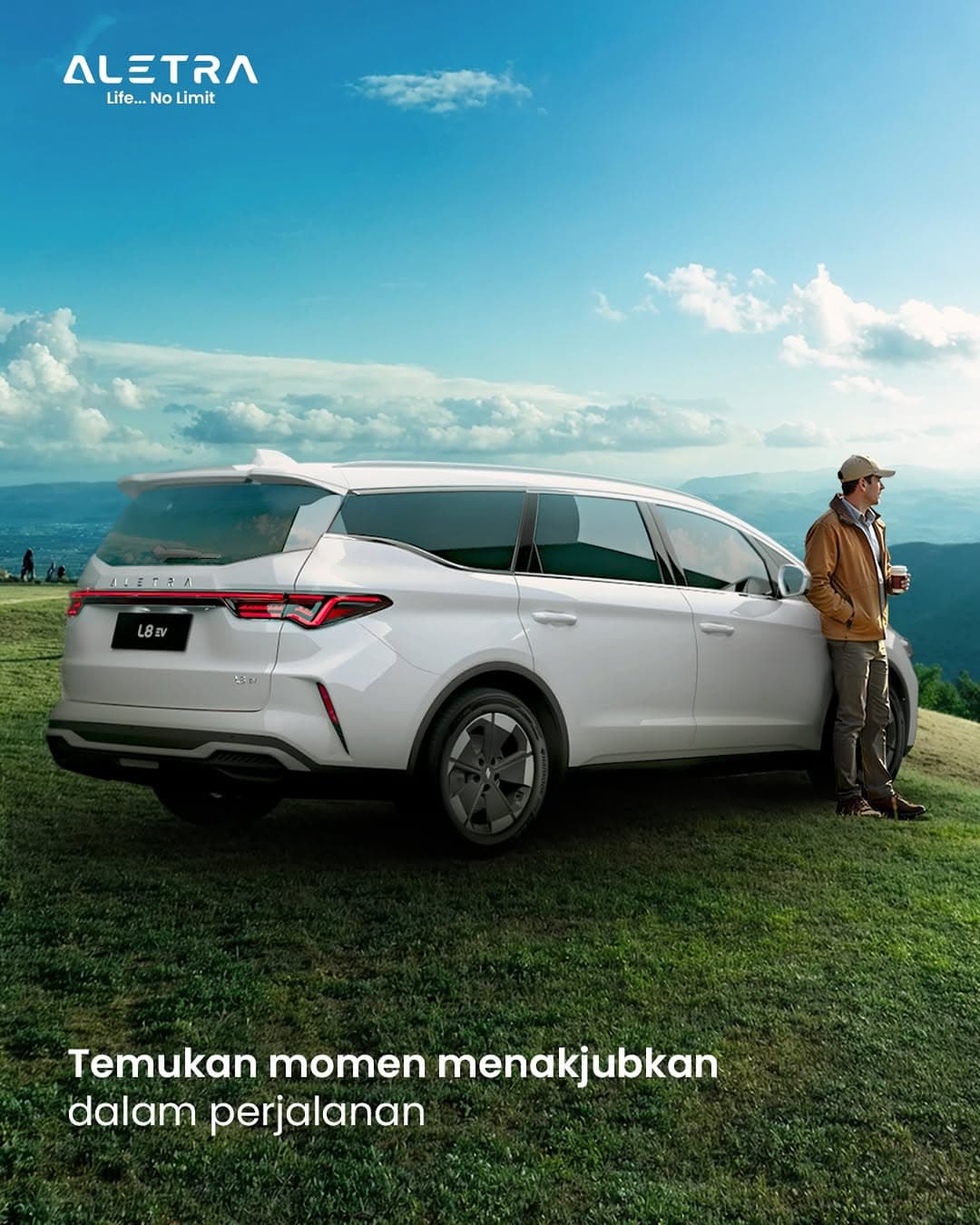 Aletra L8 di hamparan pegunungan